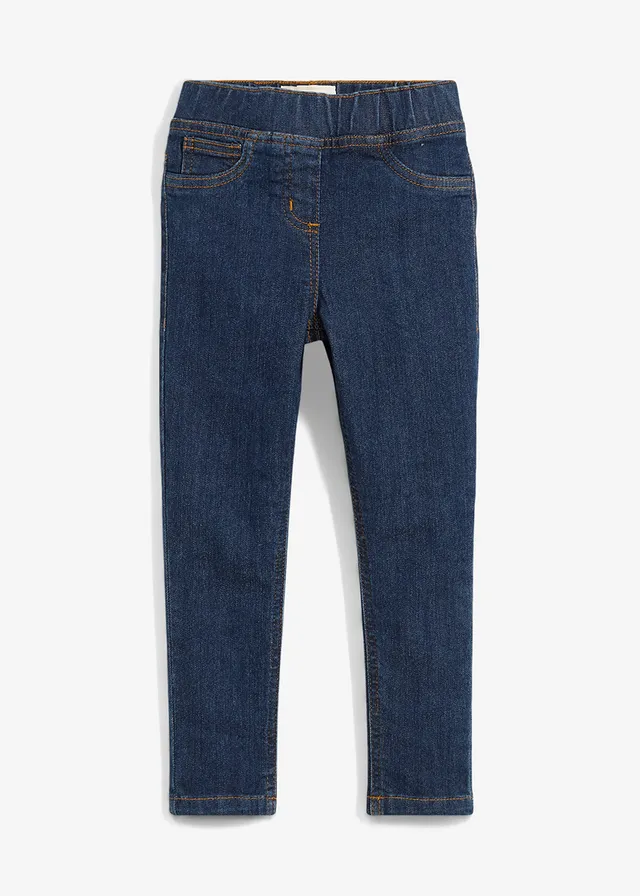 Blugi jeggings cu talie medie comodă