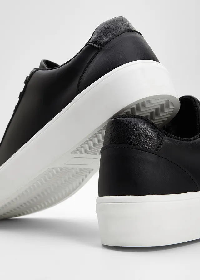 Plateau sneakers, Kleur: zwart