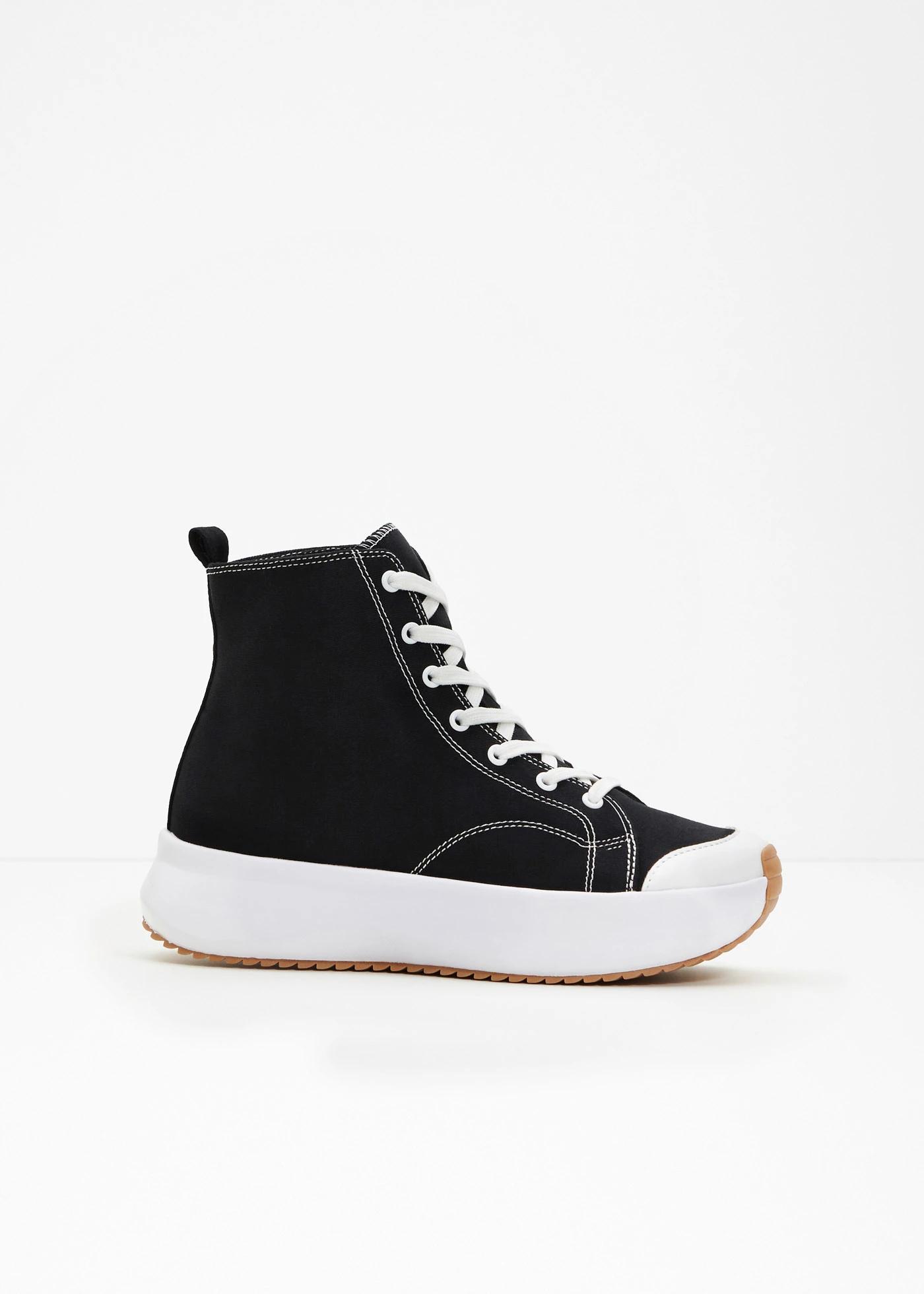 Bascheți high top cu platformă • negru • magazin bonprix