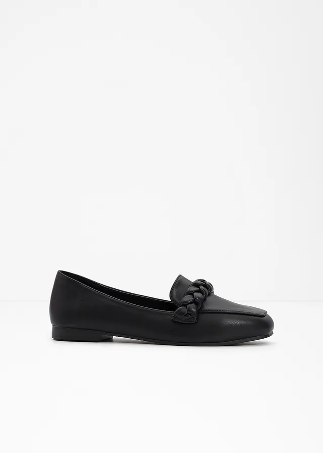 Loafers, Kleur: zwart