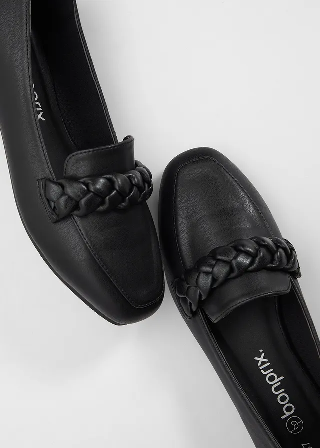 Mocassins à détail tressé • noir • product-page.page-title-suffix