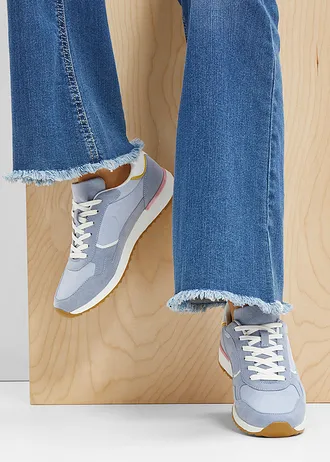 Sneakers au look rétro • bleu clair • Boutique bonprix