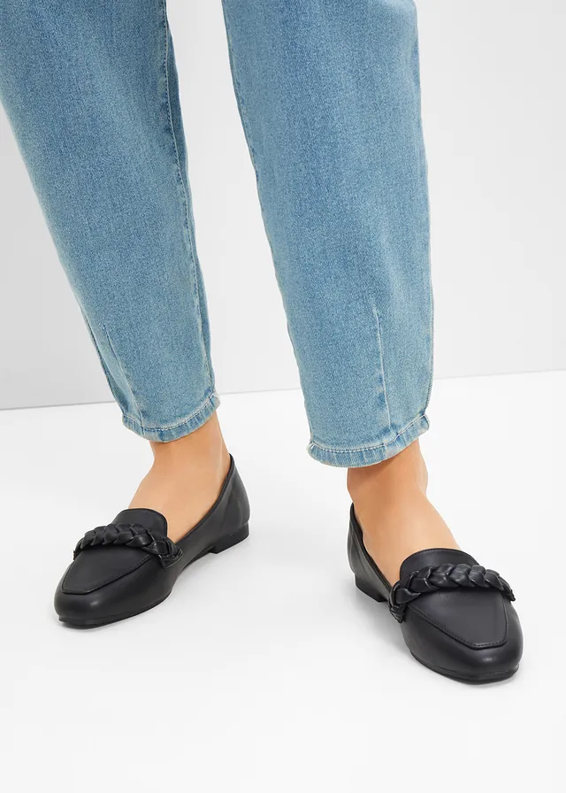 Mocassins à détail tressé • noir • product-page.page-title-suffix