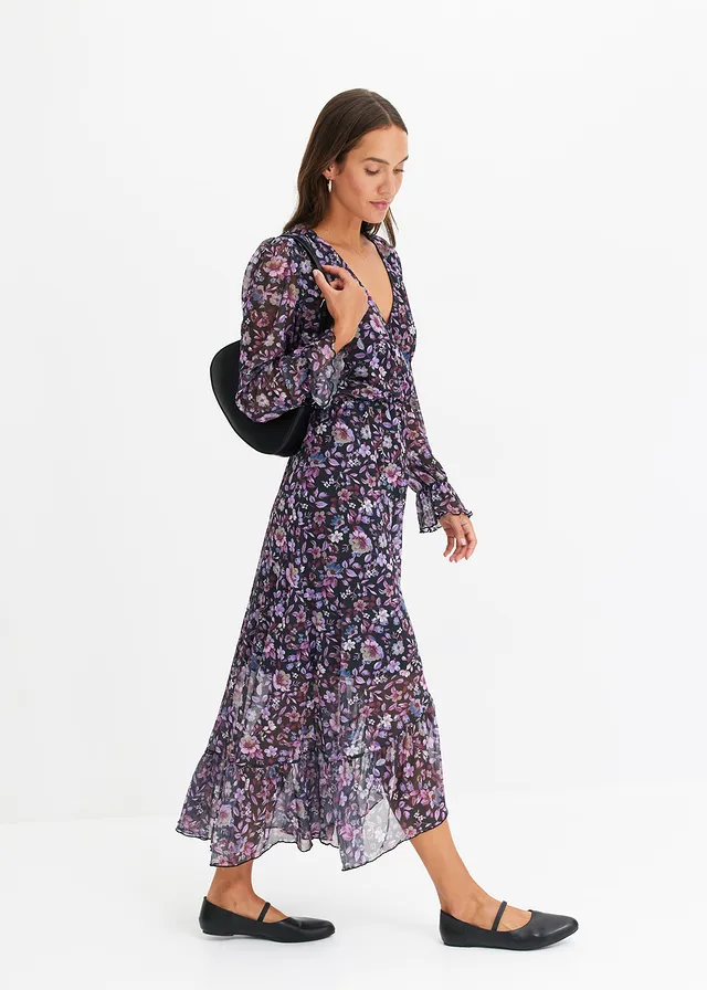 Robe en mesh à imprimé floral • rouge érable floral • product-page.page-title-suffix