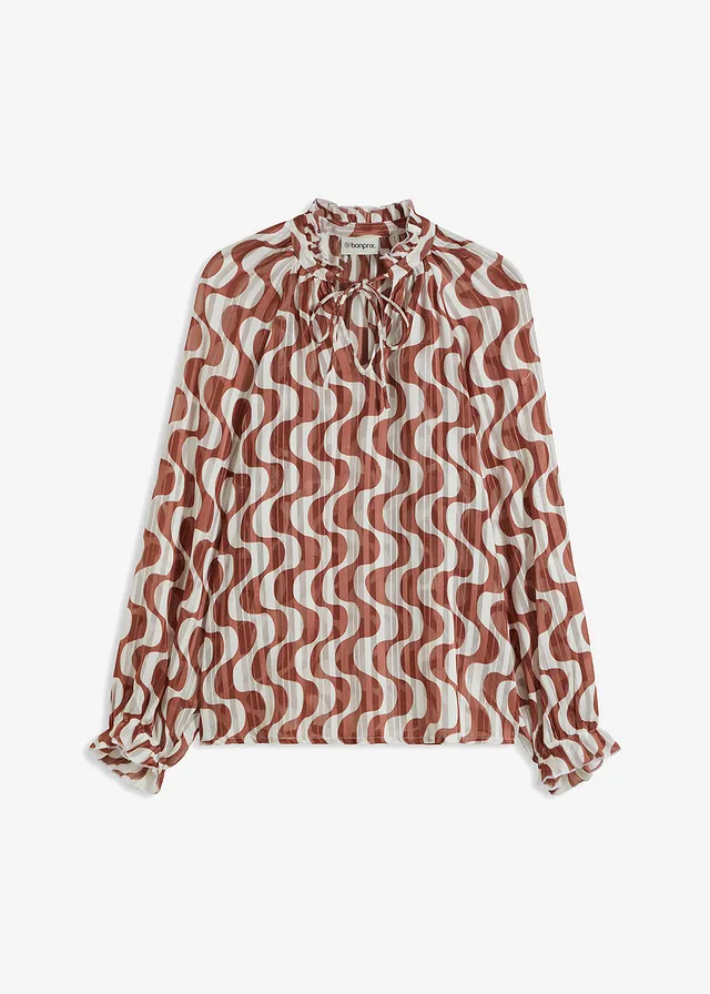 Tunică-bluză cu imprimeu