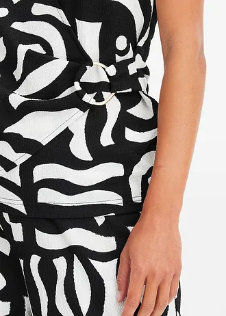 Shirt met print • zwart-wolwit grafische print • bonprix online shop