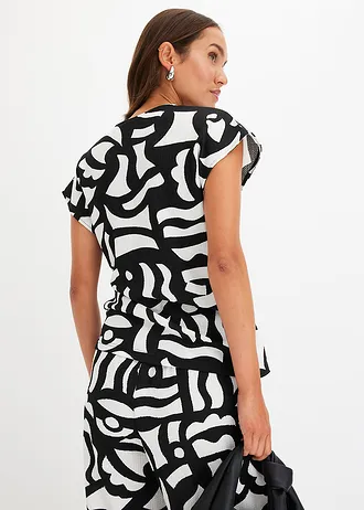 Shirt met print • zwart-wolwit grafische print • bonprix online shop