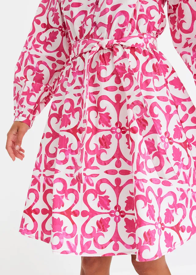 Gedessineerde jurk • pink gedessineerd • product-page.page-title-suffix