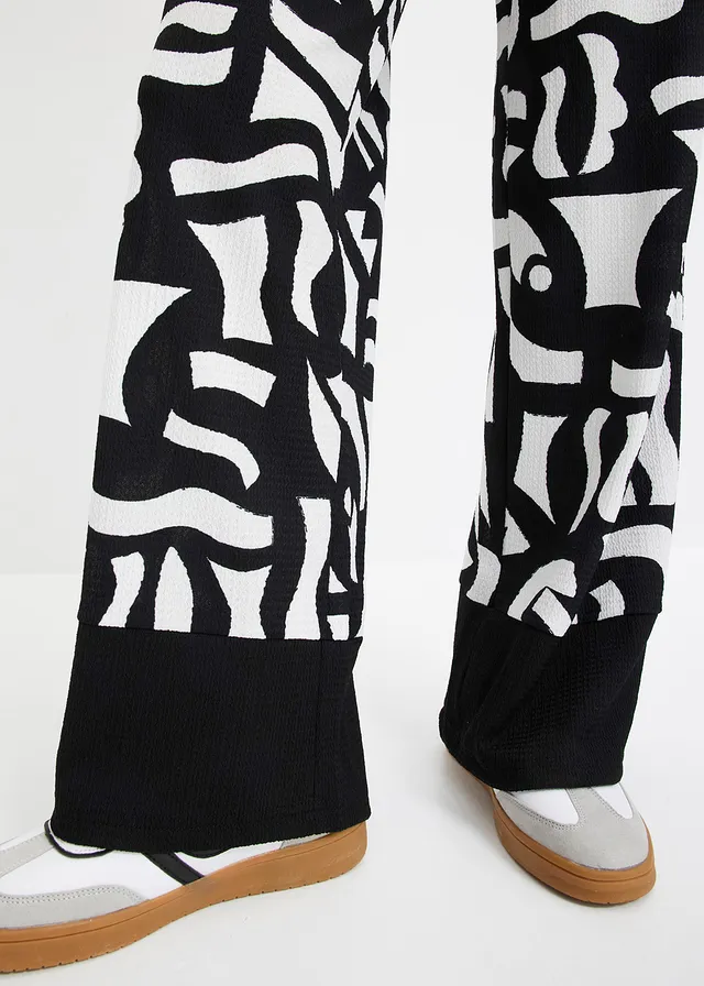 Pantalon en jersey • noir-écru graphique • product-page.page-title-suffix