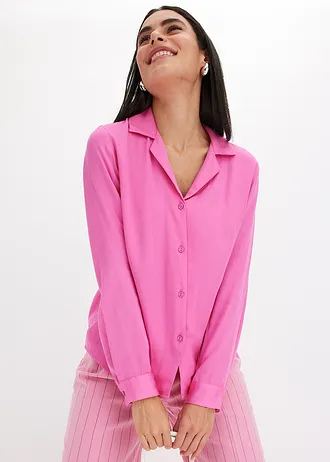 Bluză din satin fin • fucsia deschis • magazin bonprix