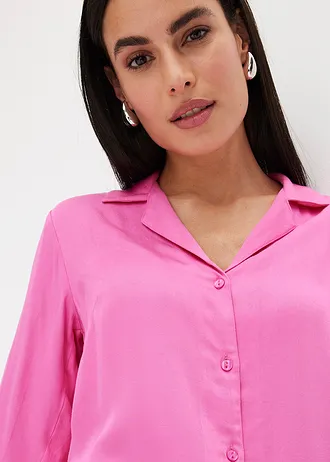 Bluză din satin fin • fucsia deschis • magazin bonprix