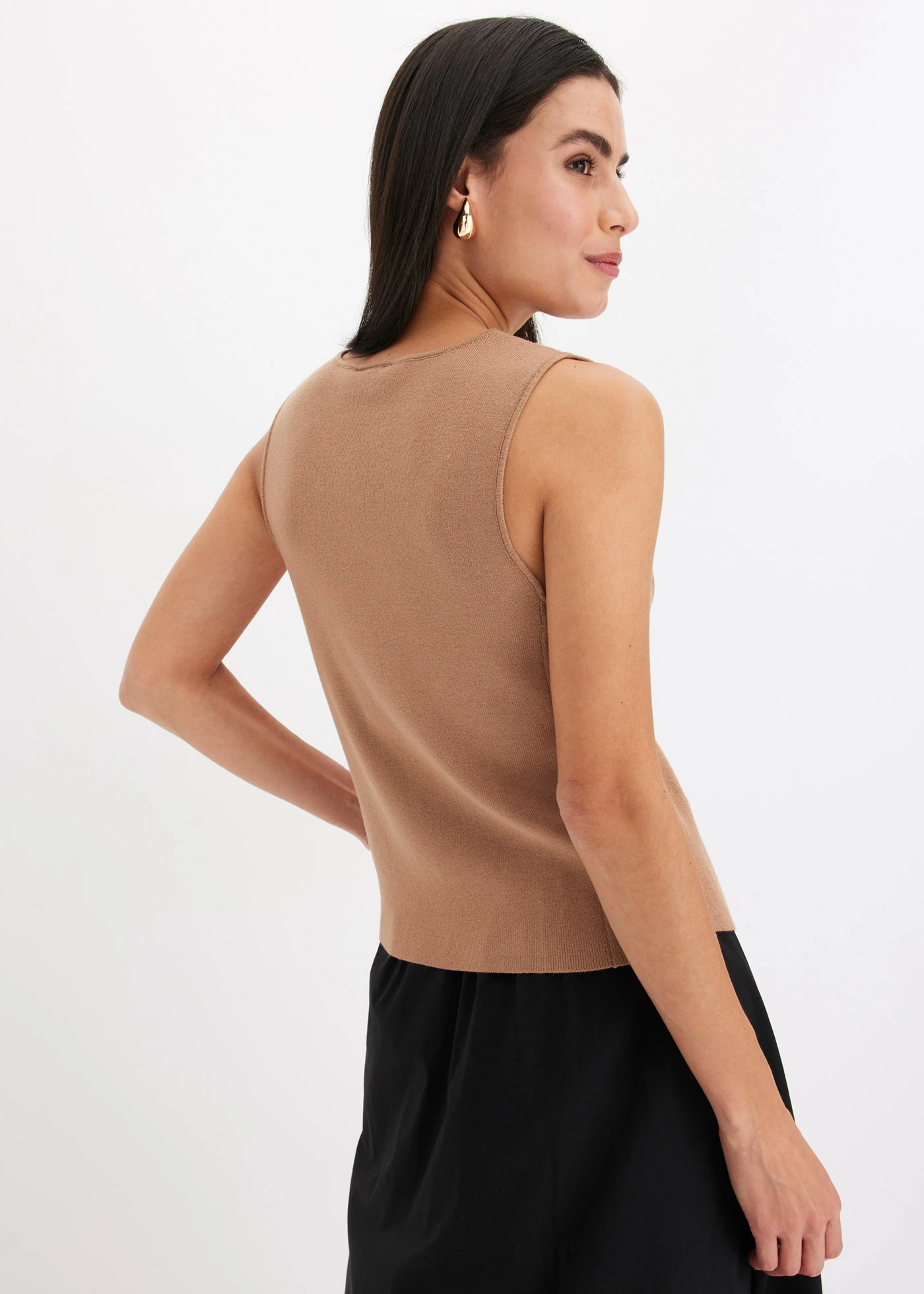 Pletená vesta • velbloudí • bonprix obchod