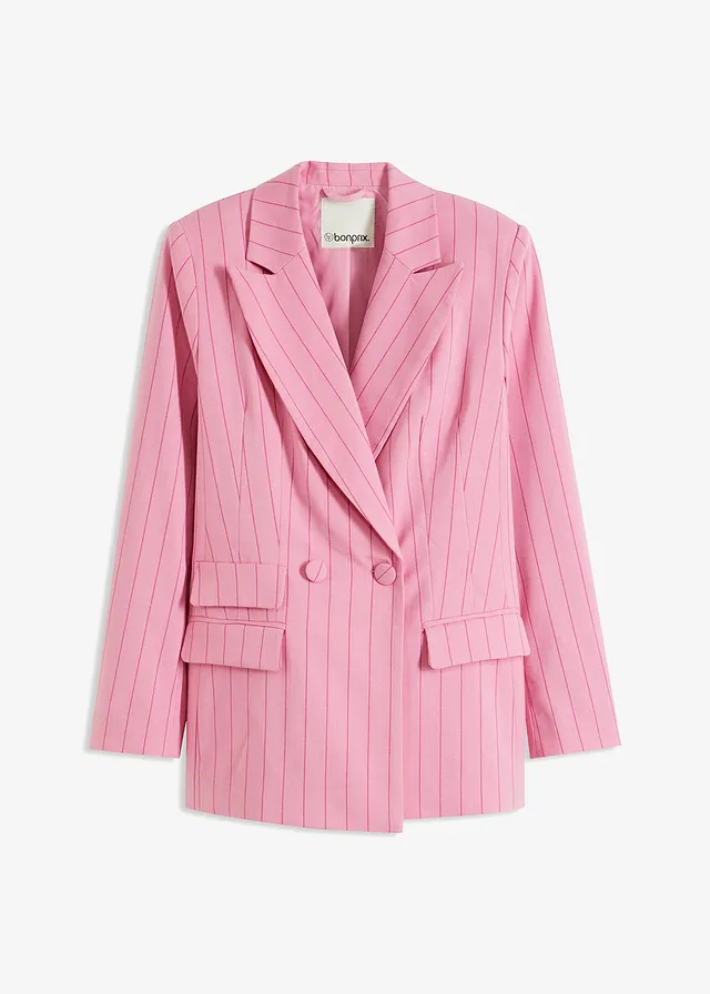 Blazer met krijtstrepen