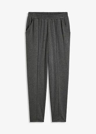 Instapbroek met bies, Kleur: grijs gemêleerd