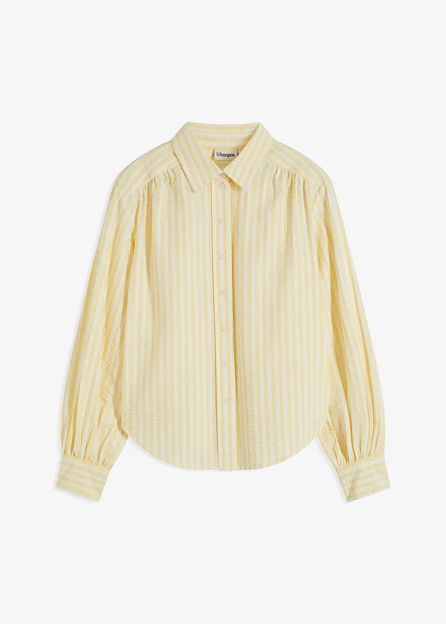 Košeľová blúzka, pásikovaná