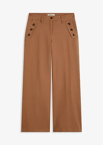 Pantalon à pont en twill