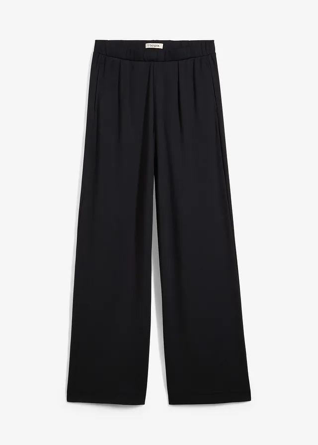 Pantaloni model palazzo din material confortabil Punto di Roma