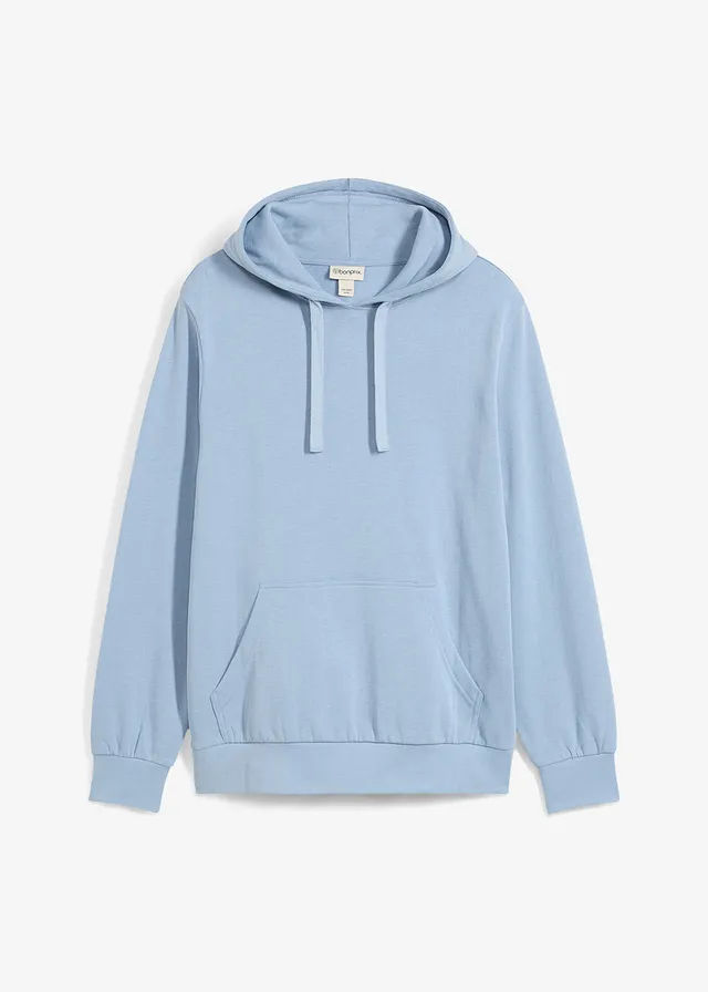 Sweat à capuche regular, Couleur: bleu clair