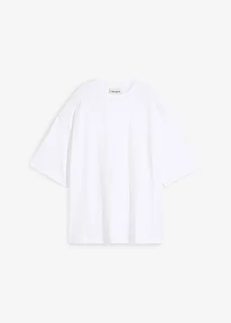 T-shirt oversize z ciężkiej bawełny organicznej