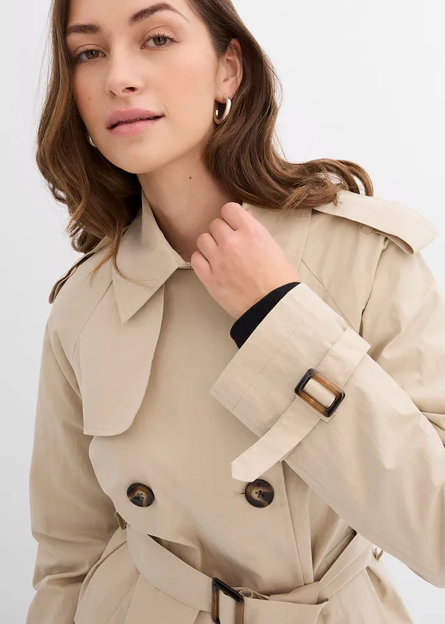Korte trenchcoat • beige • product-page.page-title-suffix
