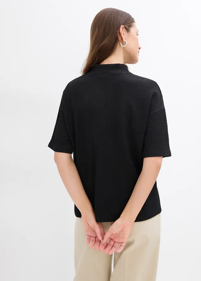 Shirt van crèpe • zwart • product-page.page-title-suffix