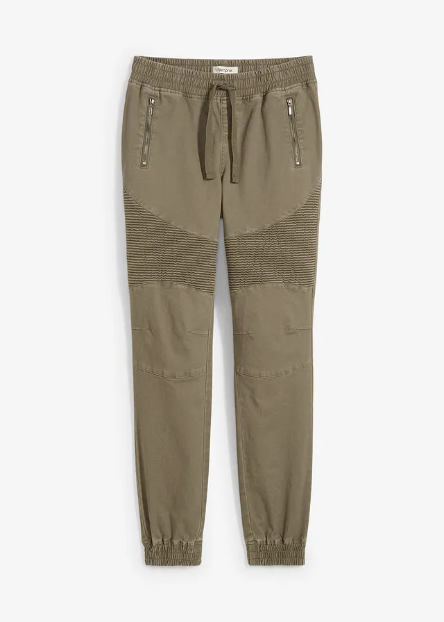 Nohavice s motorkárskym štýlom