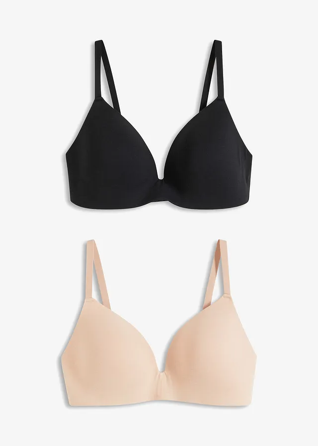 Sutien cu cupă fără armătură cu bumbac (set/2 buc.)