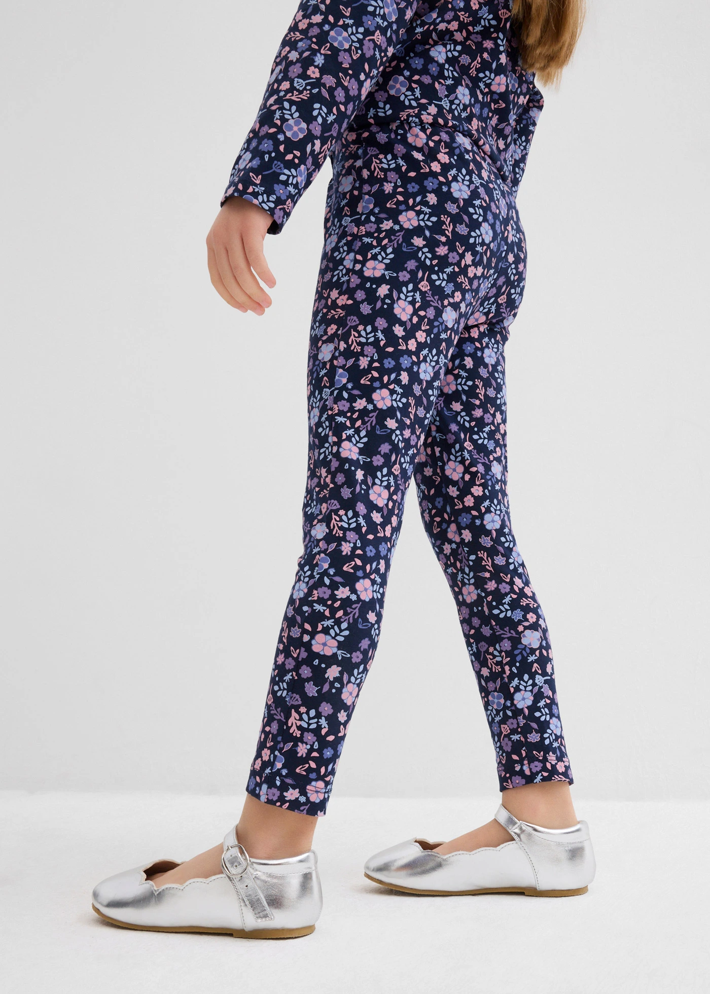 Colanți (set/3 buc.) • violet fumuriu+bleu+bleumarin • magazin bonprix