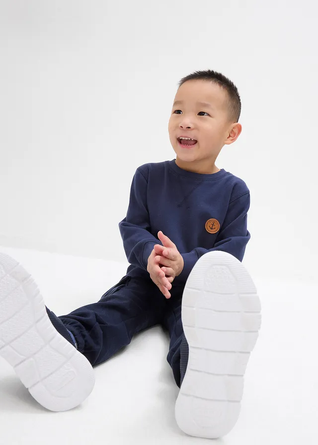 Sweater van biologisch katoen • donkerblauw • product-page.page-title-suffix