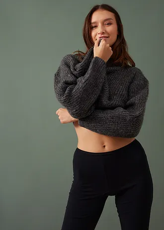 Hosszú női bokszeralsó bio-pamuttal (4 db-os csomag) • fekete+matt bézs • bonprix áruház