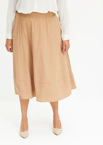 Midi-rok, Kleur: camel
