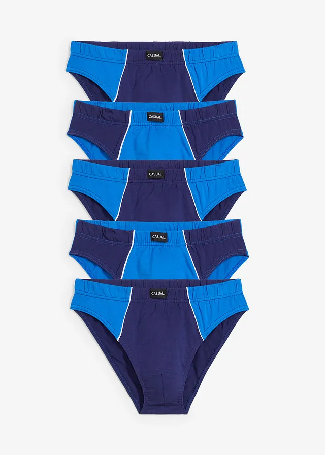Lot de 5 slips coton
