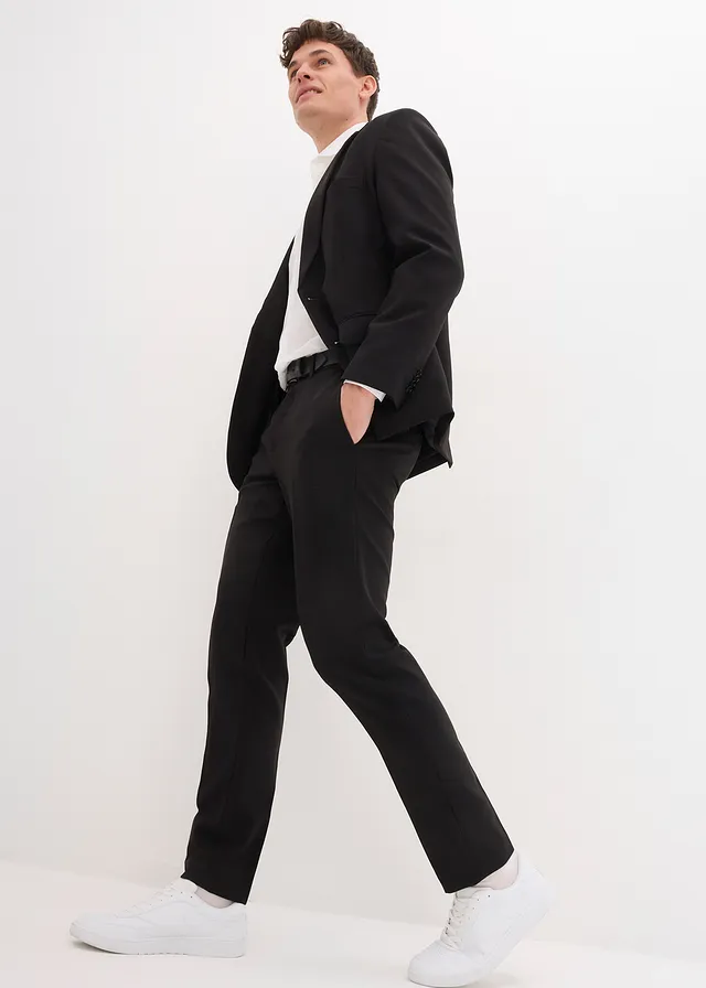 Mix & match pantalon, slim fit • zwart • product-page.page-title-suffix
