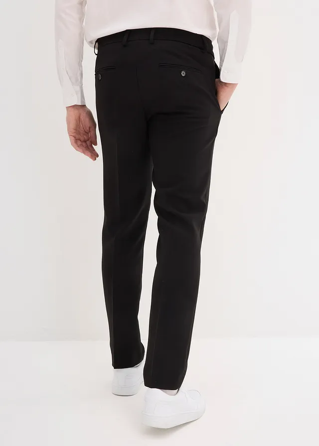 Mix & match pantalon, slim fit, Kleur: zwart