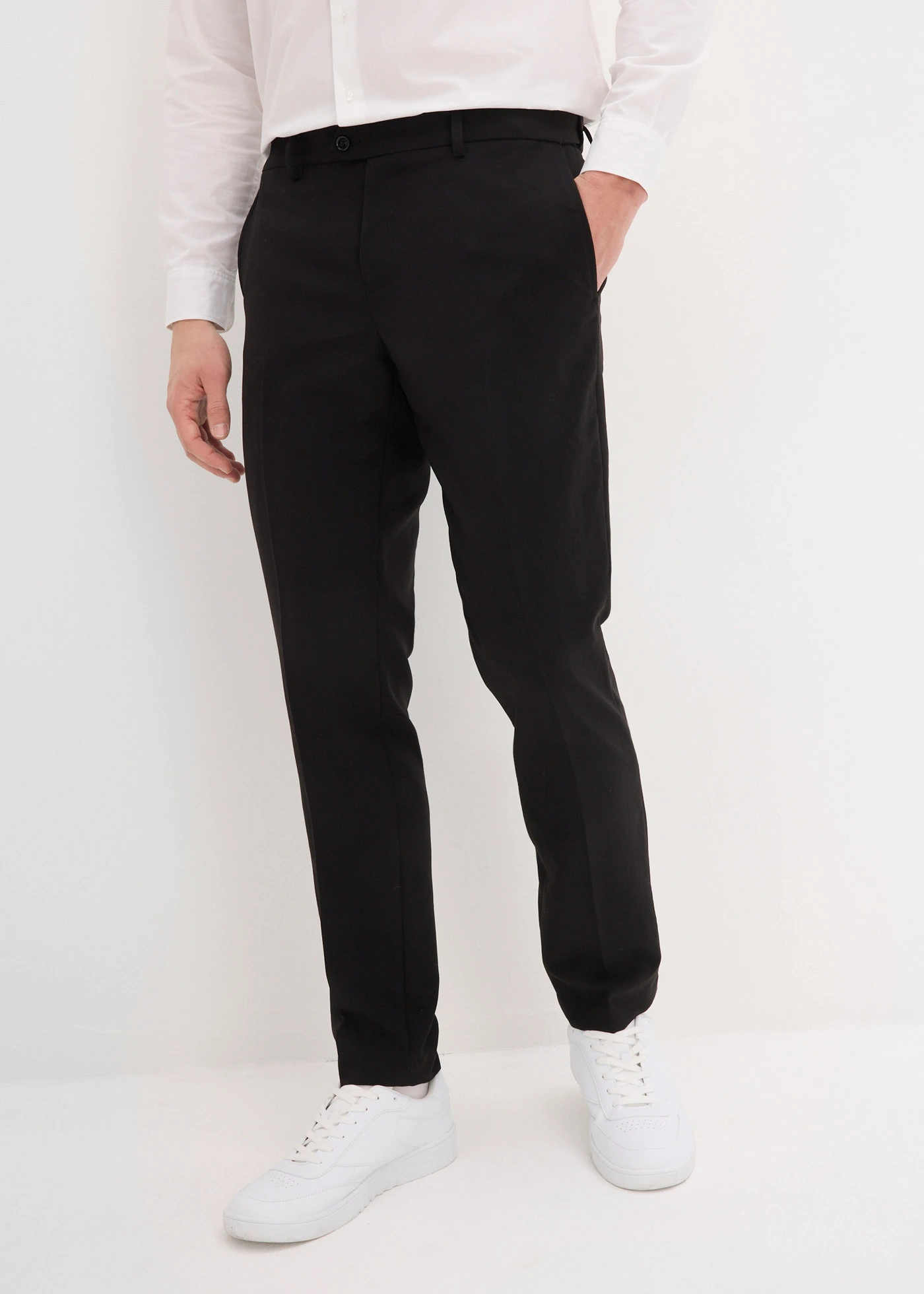 Oblekové kalhoty Slim Fit • černá • bonprix obchod