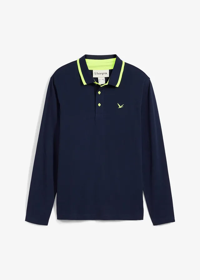 Bluză polo Piqué din bumbac 100%