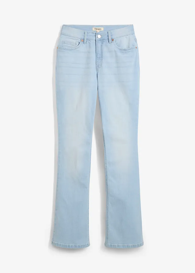 Blugi bootcut, high waist
