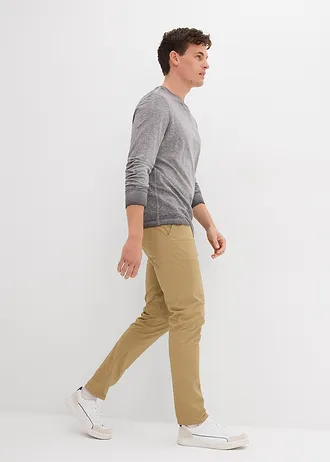 Bluză cu mâneci lungi din bumbac organic (2 buc./set) • indigo+antracit • magazin bonprix