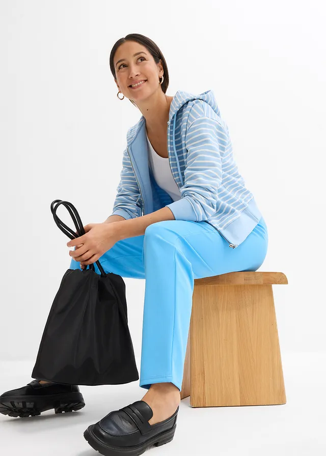 Slim-fit sweatpants briljantblauw