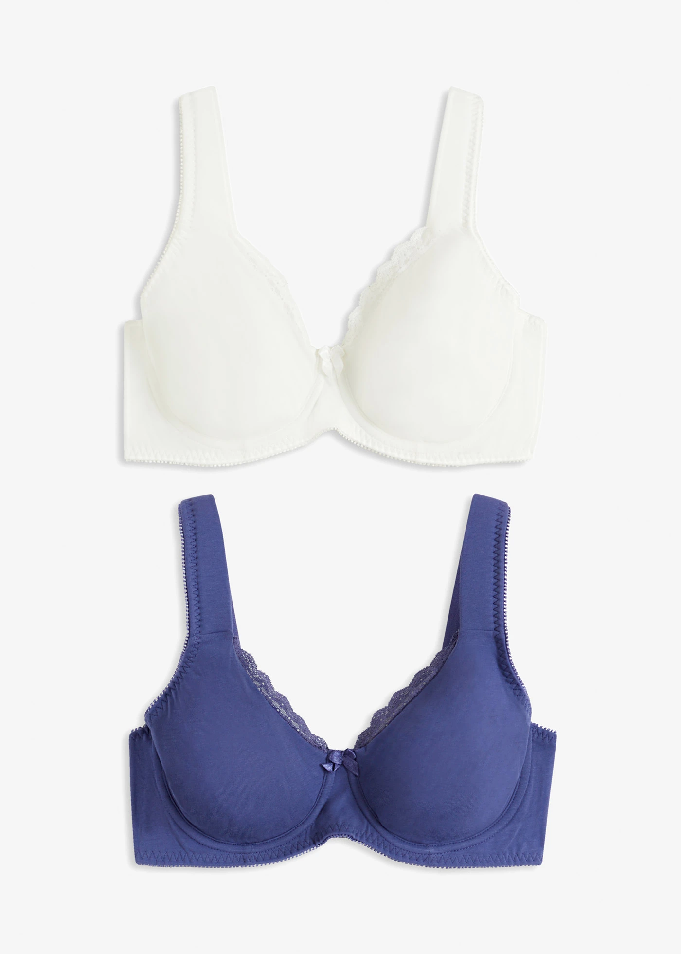 T-shirt bh (set van 2) • blauw + donker pacific blauw • bonprix online shop