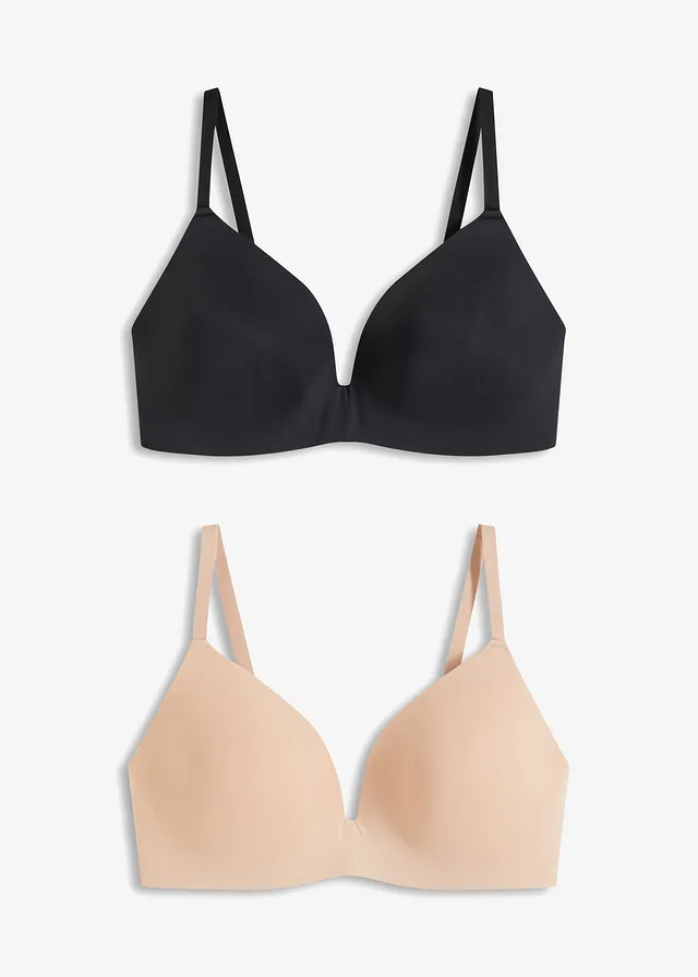 Sutien cu cupe fără armătură (set/2 buc.)