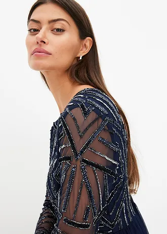 Maxi jurk • donkerblauw • bonprix online shop