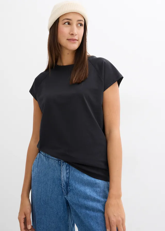 T-shirt van biologisch katoen • zwart • product-page.page-title-suffix