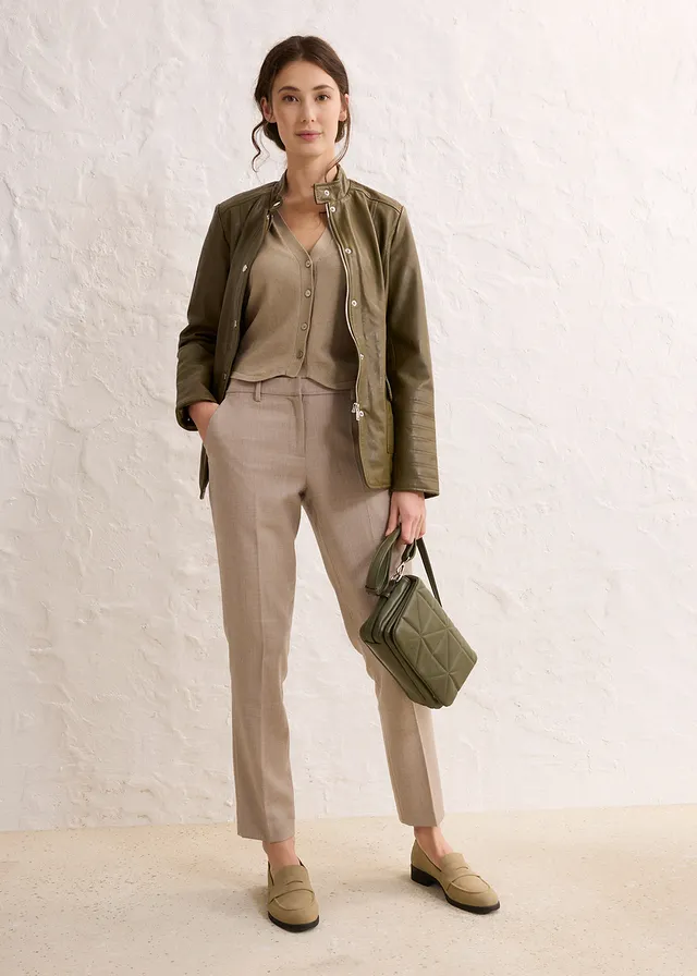 Spencer met zijde new kaki