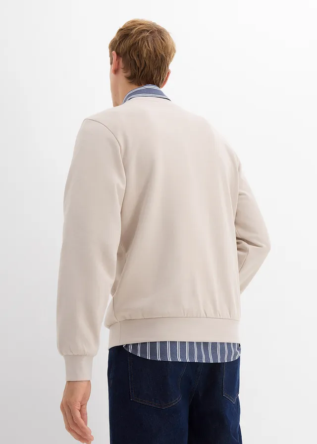 Mikina se střihem Regular Fit • kamenná šedá • bonprix obchod