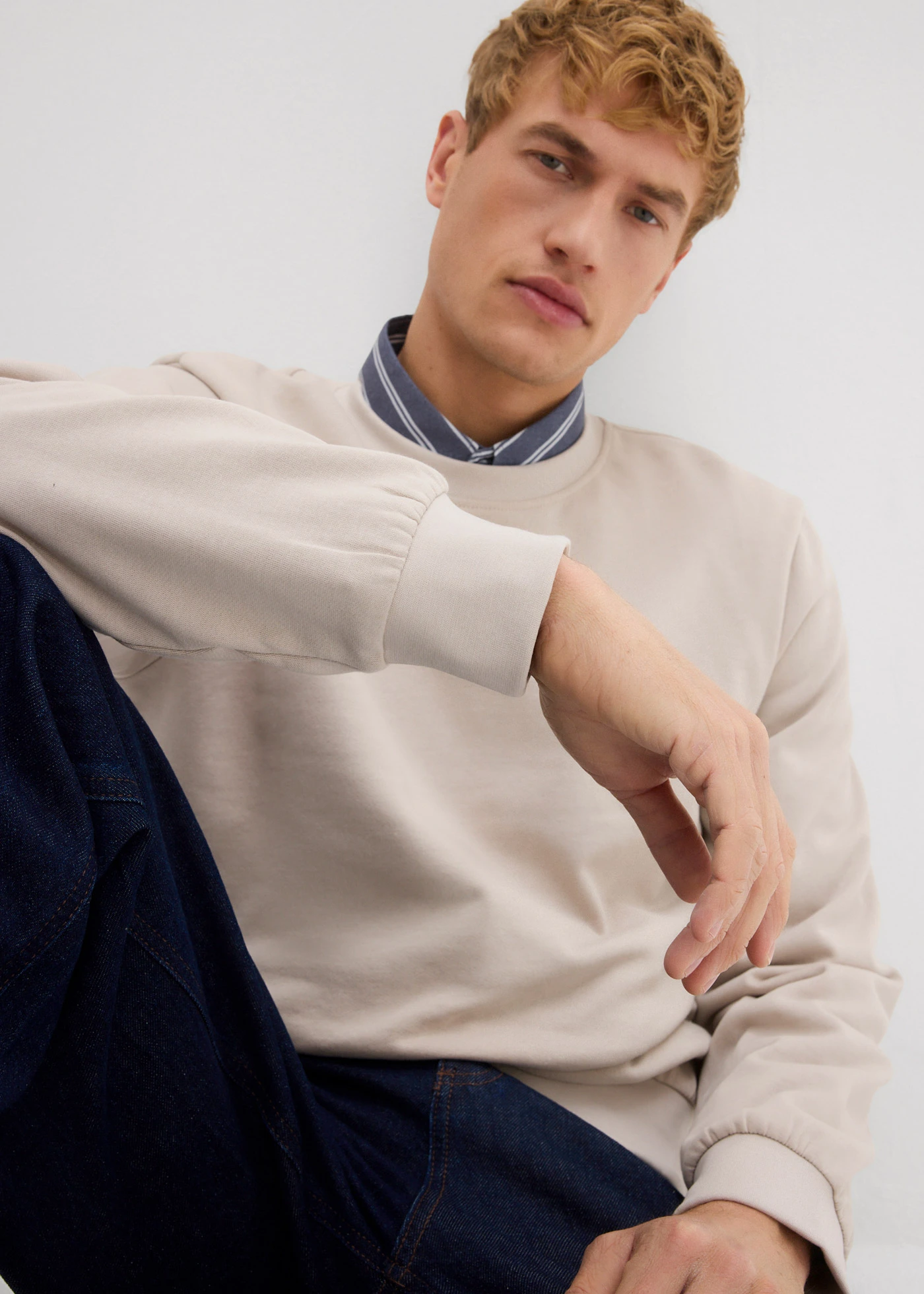 Sweater in regular fit • steengrijs • bonprix online shop