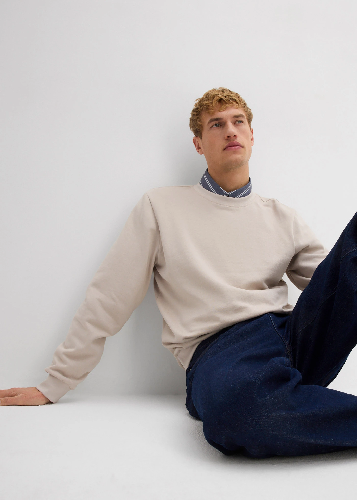 Sweater in regular fit • steengrijs • bonprix online shop