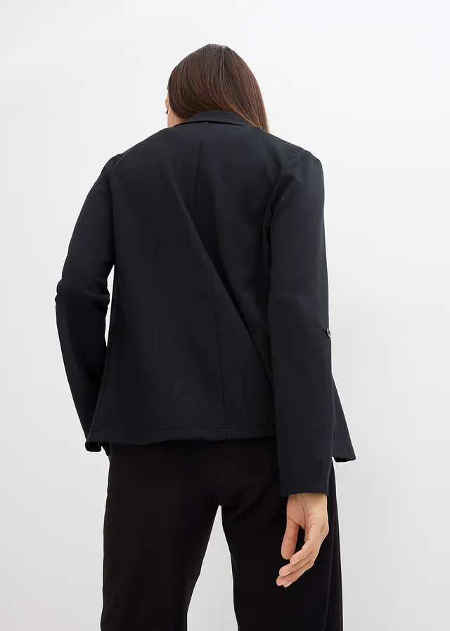 Blazer sweat, Couleur: noir
