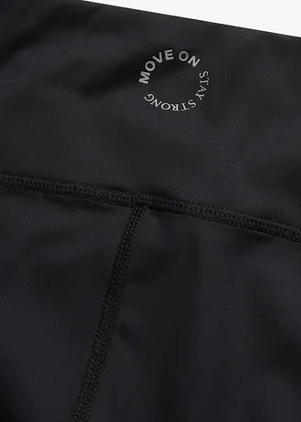 Ultra ľahké športové legíny s komfortným pásom • čierna • obchod bonprix