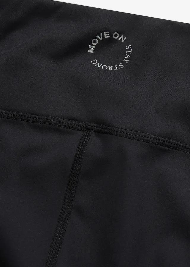 Lekkie legginsy sportowe z wygodną talią • czarny • sklep bonprix
